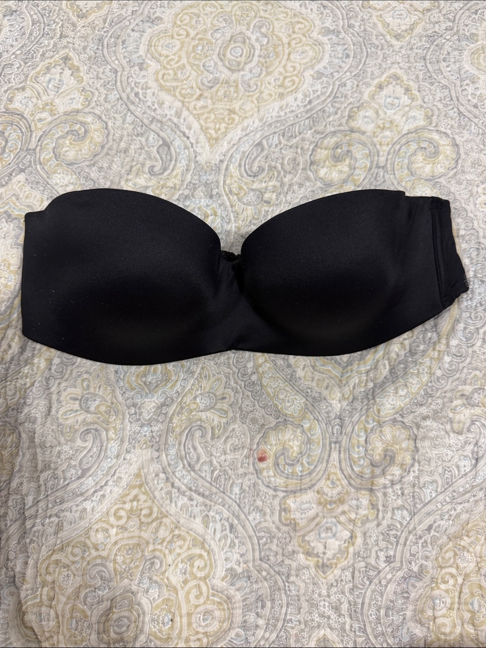 PINK Victoria's Secret Strapless Black Molded Bra